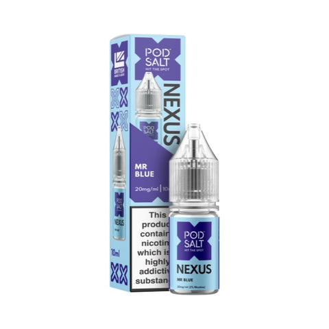 Mr Blue Nic Salt by Pod Salt Nexus. - 10ml