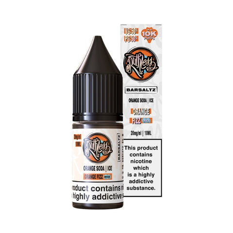 Orange Fizz On Ice Nic Salt by Ruthless Bar Saltz. - 10ml