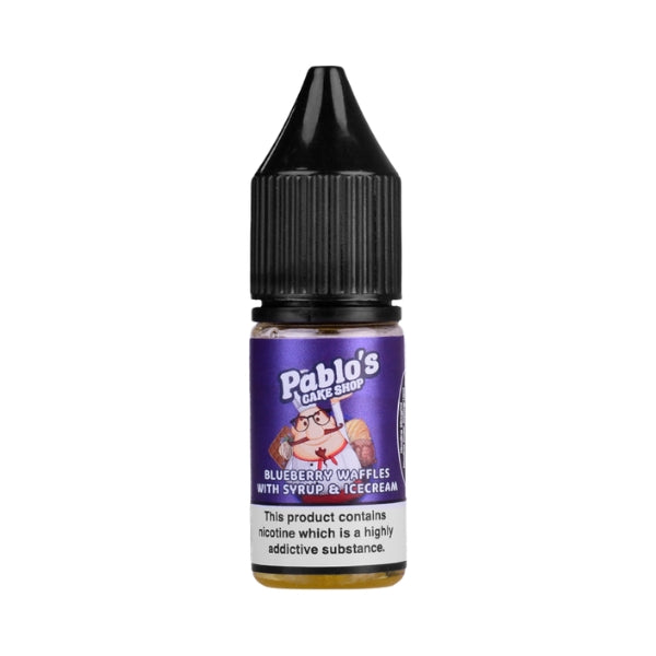 Blueberry Waffles with Syrup & Ice Cream Nic Salt by Pablo's Cake Shop. - 10ml-Supergood.