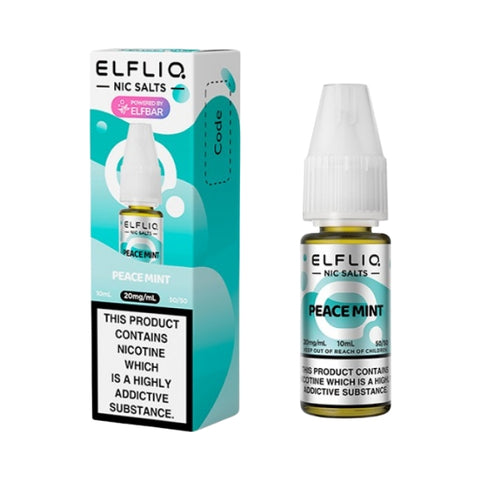 Peace Mint Nic Salt by Elfliq.  - 10ml