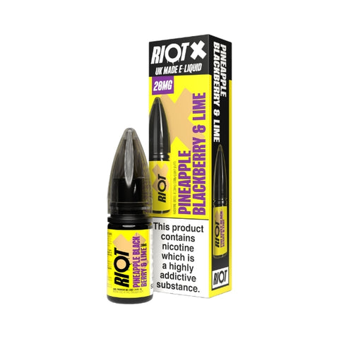 Pineapple Blackberry & Lime Nic Salt by Riot X. - 10ml