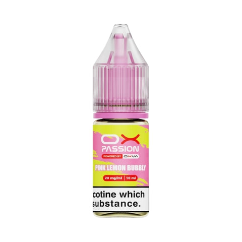 Pink Lemon Bubbly Nic Salt by Ox Passion. - 10ml