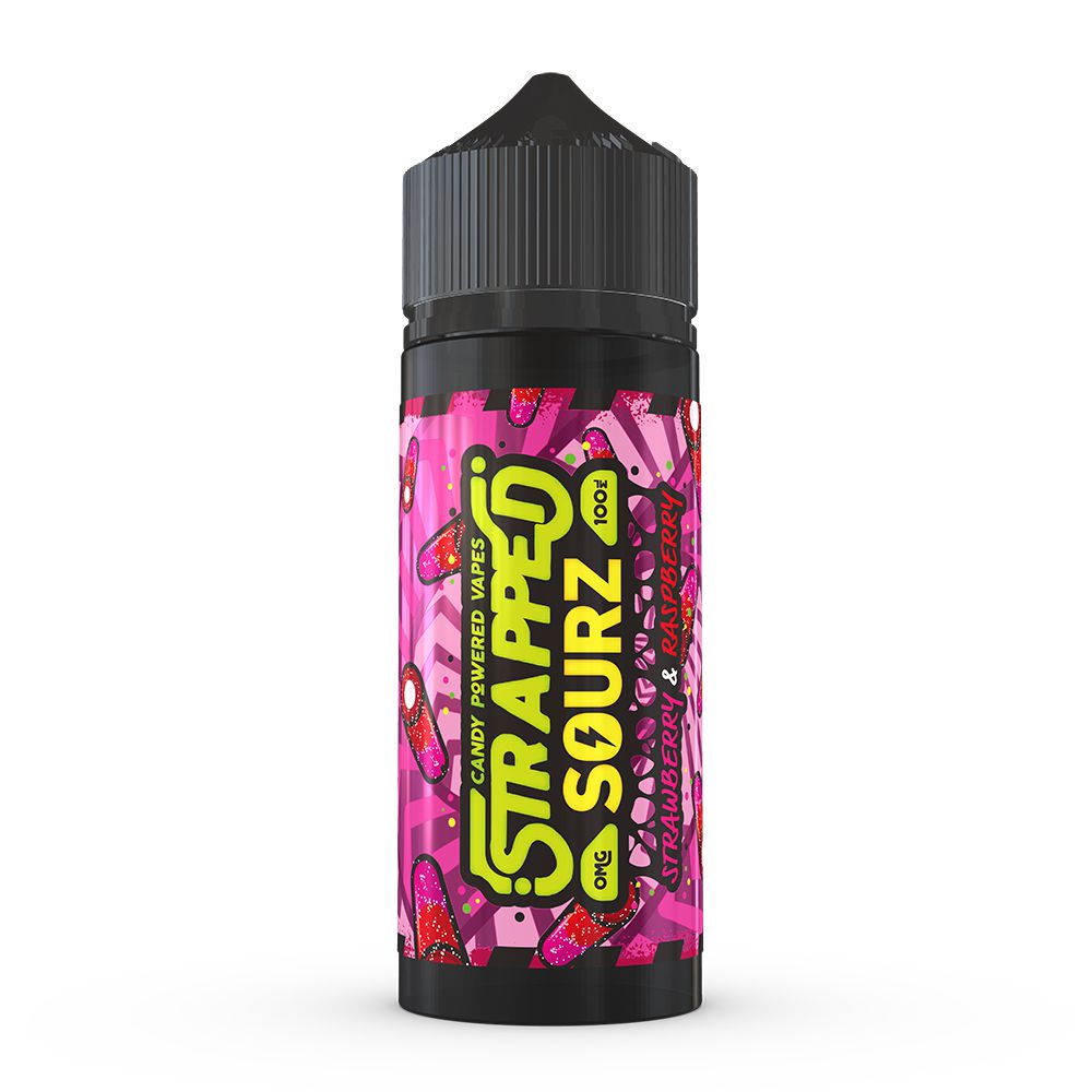 Strawberry and Raspberry Shortfill by Strapped Sourz. - 100ml-Supergood.