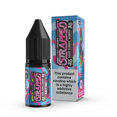 Sour Gummy Worms Nic Salt by Strapped Salts. - 10ml-Supergood.