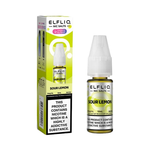 Sour Lemon Nic Salt by Elfliq.  - 10ml