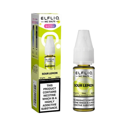 Sour Lemon Nic Salt by Elfliq.  - 10ml