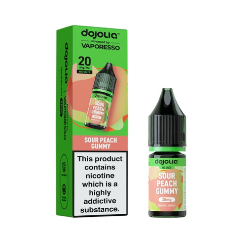 Sour Peach Gummy Nic Salt by Vaporesso DOJOLIQ. - 10ml