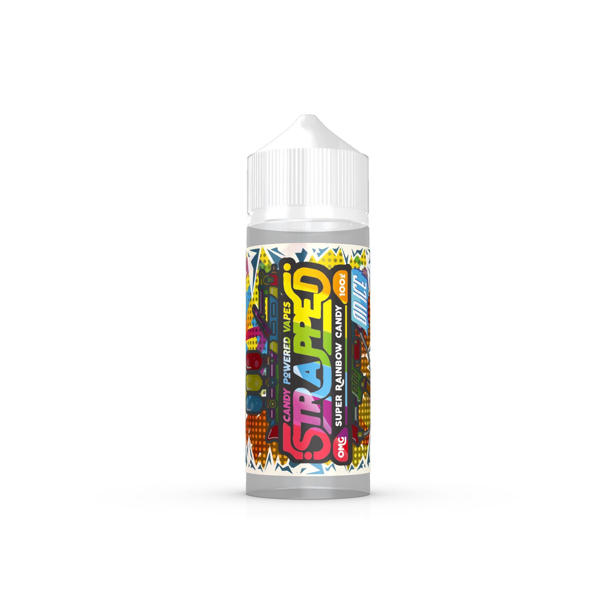 Super Rainbow Candy Shortfill by Strapped On Ice. - 100ml-Supergood.