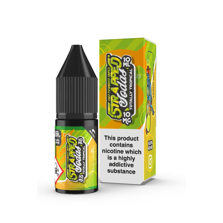 Totally Tropical Nic Salt by Strapped Sodas. - 10ml-Supergood.