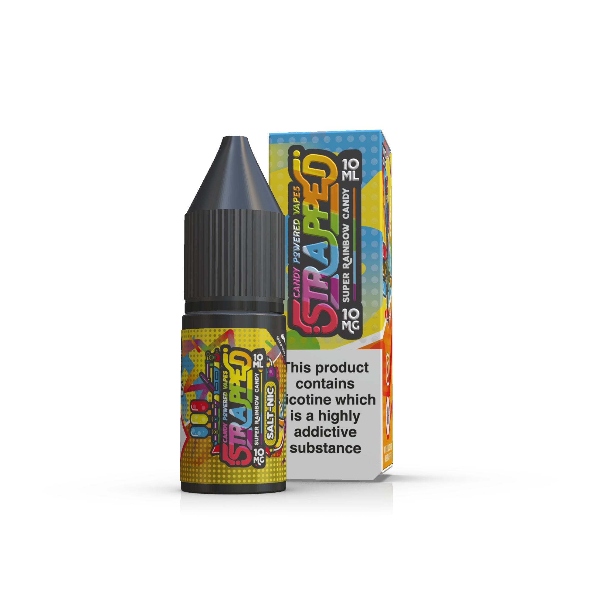 Super Rainbow Candy Nic Salt by Strapped Salts. - 10ml-Supergood.