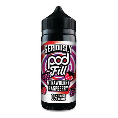 Strawberry Raspberry Shortfill by Seriously Pod Fill. - 100ml-Supergood.