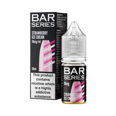 Strawberry Ice Cream Nic Salt by Bar Series Core. - 10ml