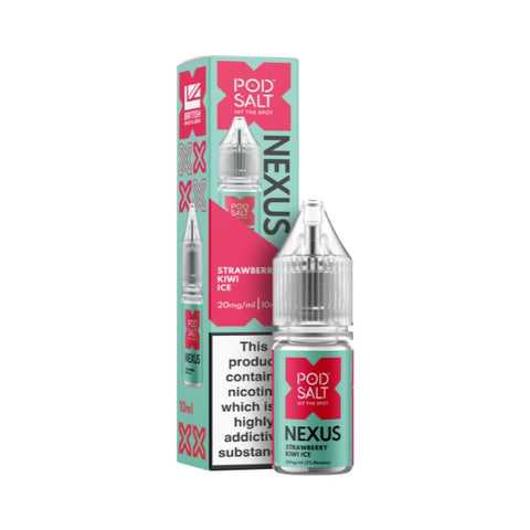 Strawberry Kiwi Ice Nic Salt by Pod Salt Nexus. - 10ml