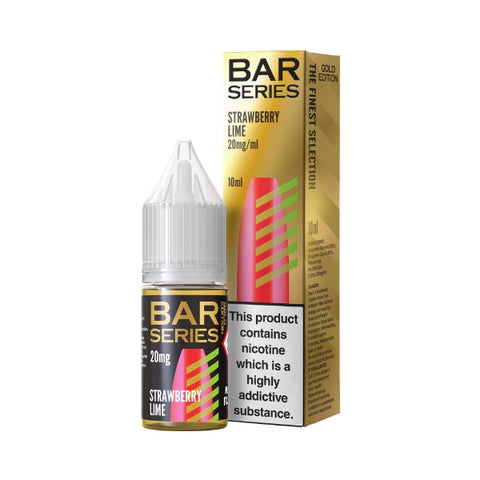 Strawberry Lime Nic Salt by Bar Series Gold Edition. - 10ml
