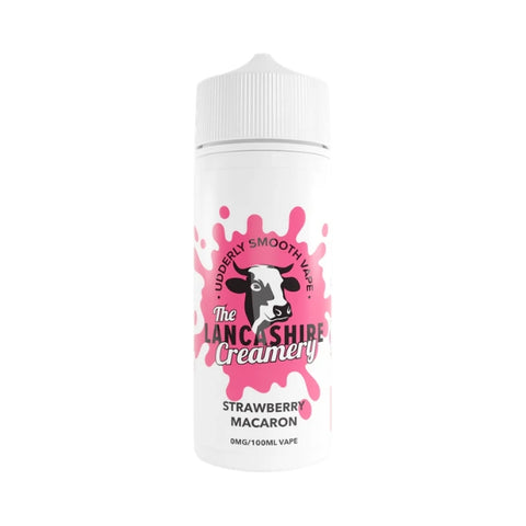 Strawberry Macaron Shortfill by The Lancashire Creamery. - 100ml