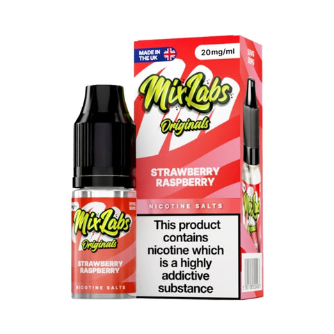 Strawberry Raspberry Nic Salt by Mix Labs. - 10ml