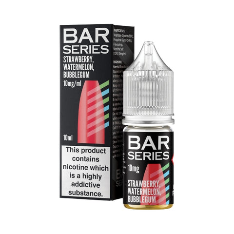 Strawberry Watermelon Bubblegum Nic Salt by Bar Series Core. - 10ml