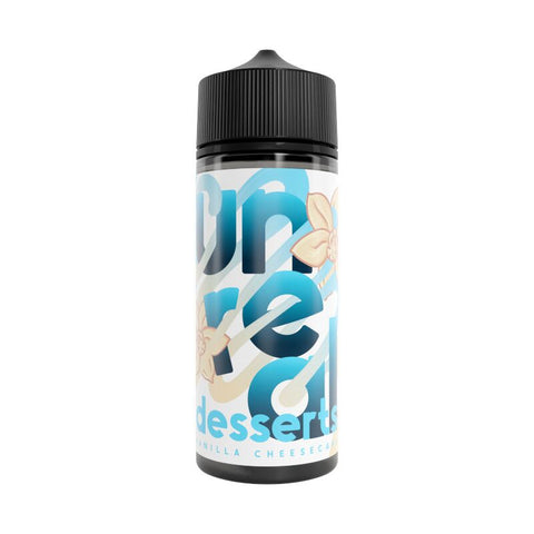 Vanilla Cheesecake Shortfill by Unreal Desserts. - 100ml-Supergood.