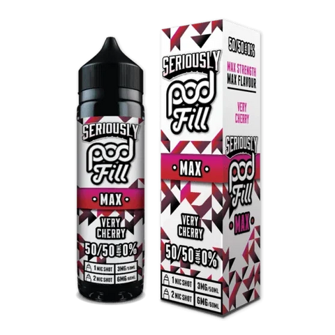 Very Cherry Max Shortfill by Seriously Pod Fill. - 40ml-Supergood.