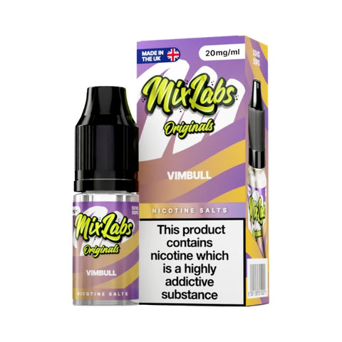 Vimbull Nic Salt by Mix Labs. - 10ml