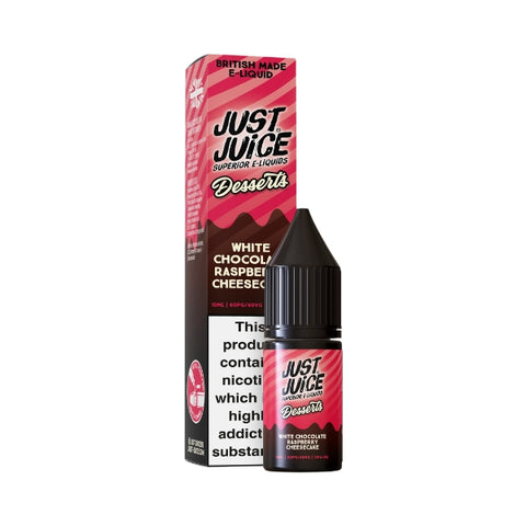 White Chocolate Raspberry Cheesecake by Just Juice Desserts. - 10ml