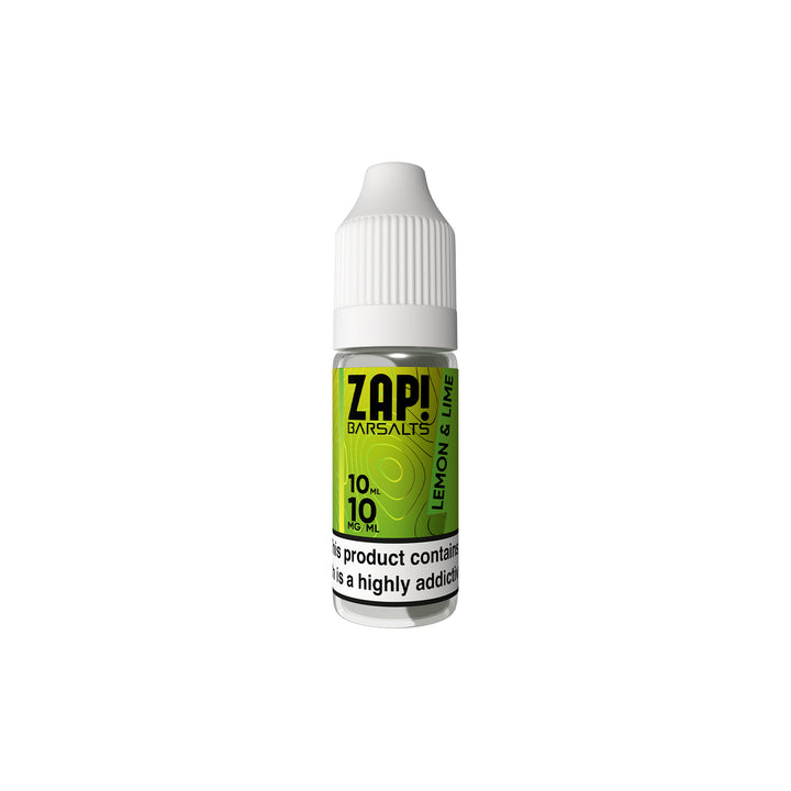 Lemon & Lime Nic Salt by Zap! Bar Salts. - 10ml-Supergood.