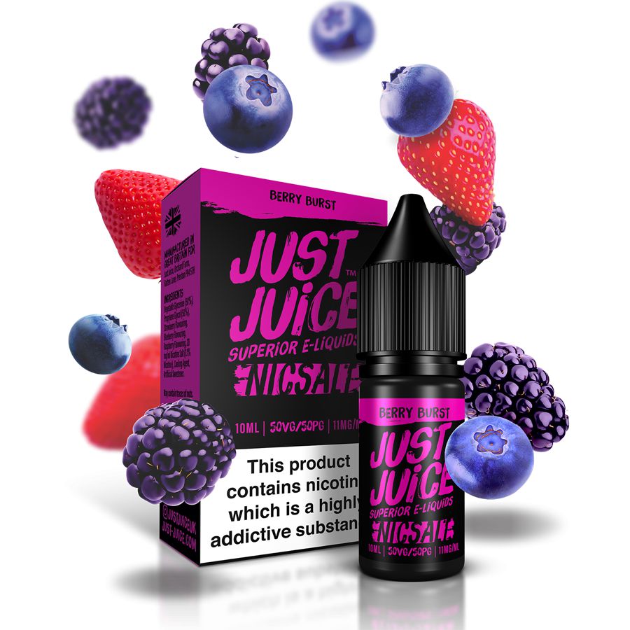 Berry Burst Nic Salt by Just Juice. - 10ml-Supergood.
