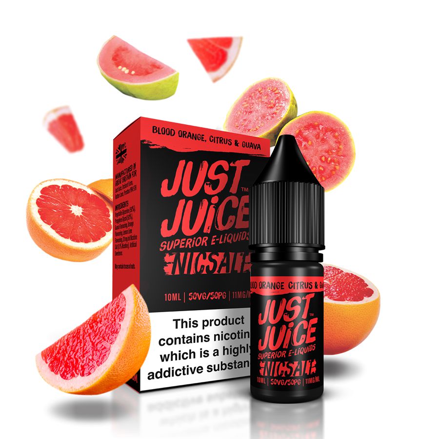 Blood Orange, CItrus & Guava Nic Salt by Just Juice. - 10ml-Supergood.