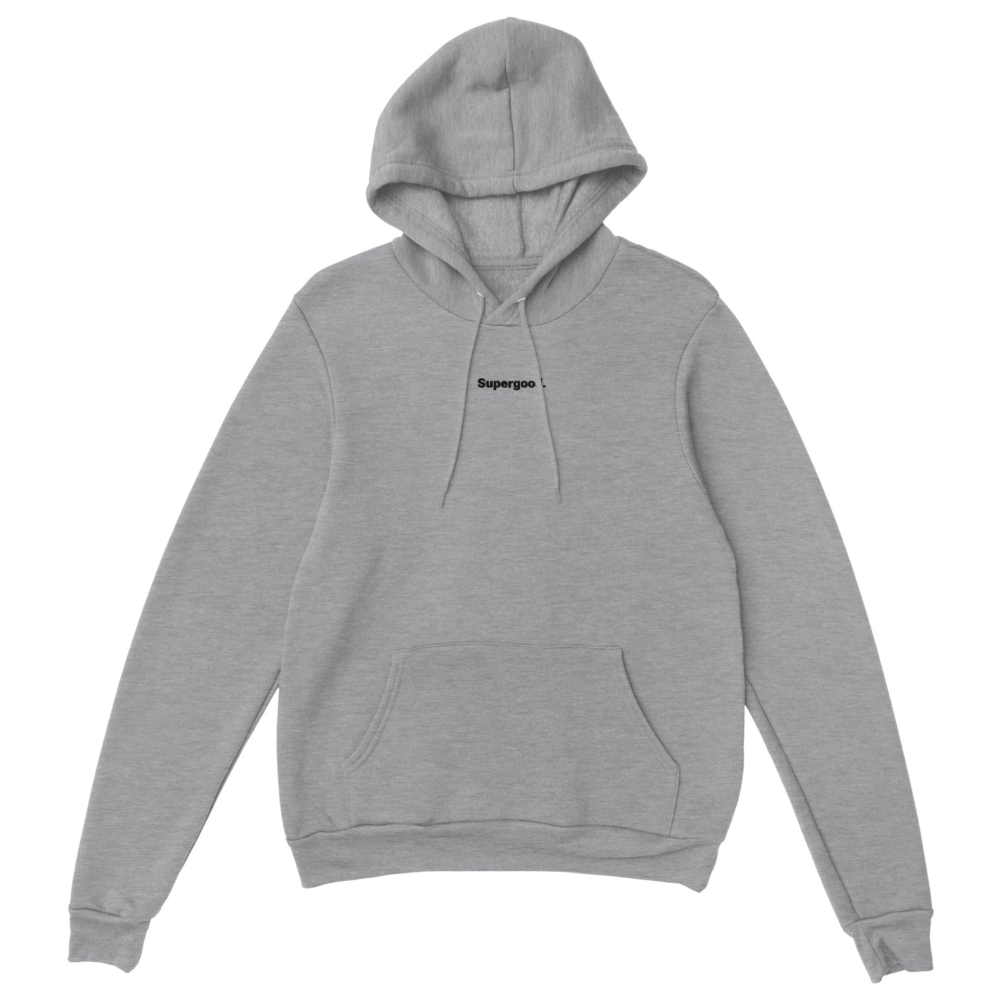 Embroidered Logo Hoodie by Supergood.-Supergood.