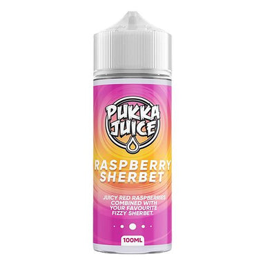 Raspberry Sherbet Shortfill by Pukka Juice - 100ml-Supergood.
