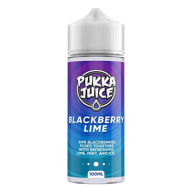 Blackberry Lime Shortfill by Pukka Juice - 100ml-Supergood.