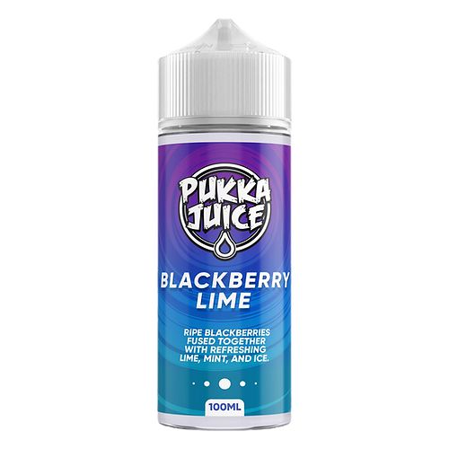 Blackberry Lime Shortfill by Pukka Juice - 100ml-Supergood.