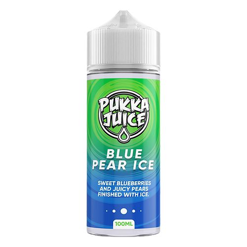 Blue Pear Ice Shortfill by Pukka Juice - 100ml-Supergood.