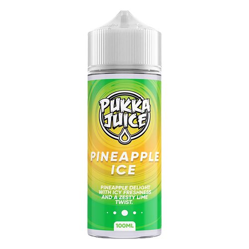 Pineapple Ice Shortfill by Pukka Juice - 100ml-Supergood.