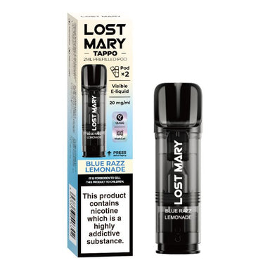 Blue Razz Lemonade Tappo Pods by Lost Mary.-Supergood.