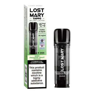 Kiwi Passionfruit Guava Tappo Pods by Lost Mary.-Supergood.