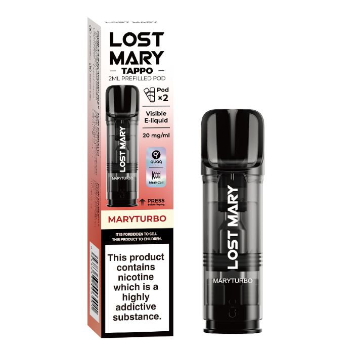 Maryturbo Tappo Pods by Lost Mary.-Supergood.