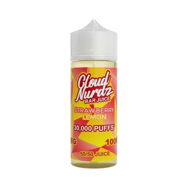 Strawberry Lemon Shortfill by Cloud Nurdz. - 100ml-Supergood.