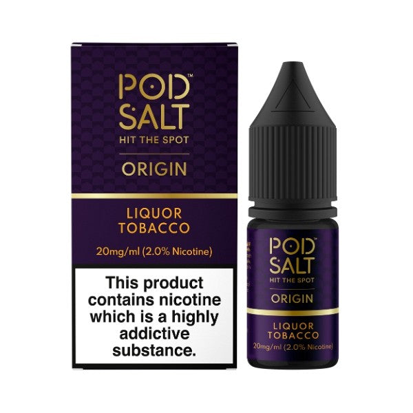 Liquor Tobacco Nic Salt by Pod Salt Origin.  - 10ml