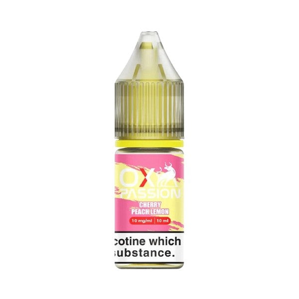 Cherry Peach Lemon Nic Salt by Ox Passion. - 10ml