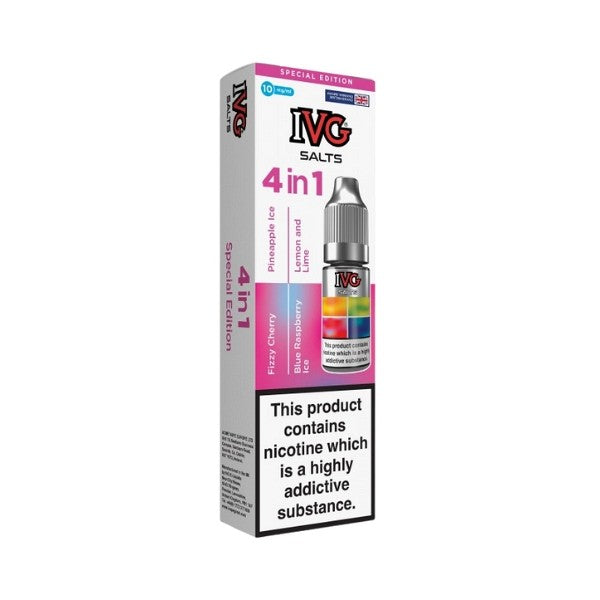 Special Edition 4 In 1 Nic Salt by IVG.  - 10ml