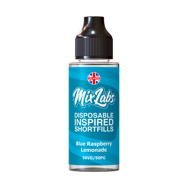Blue Raspberry Lemonade Shortfill by Mix Labs. - 100ml-Supergood.