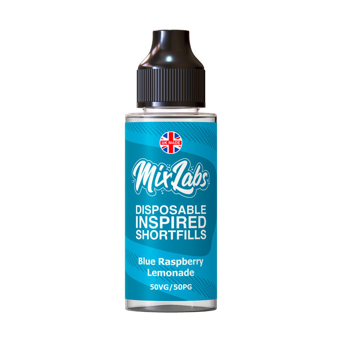 Blue Raspberry Lemonade Shortfill by Mix Labs. - 100ml-Supergood.