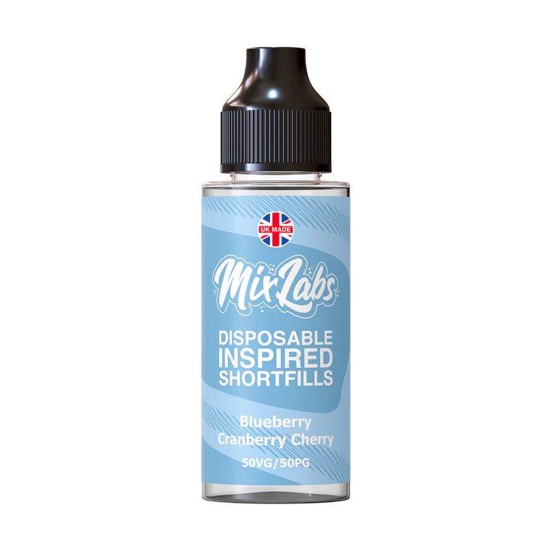 Blueberry Cranberry Cherry Shortfill by Mix Labs. - 100ml