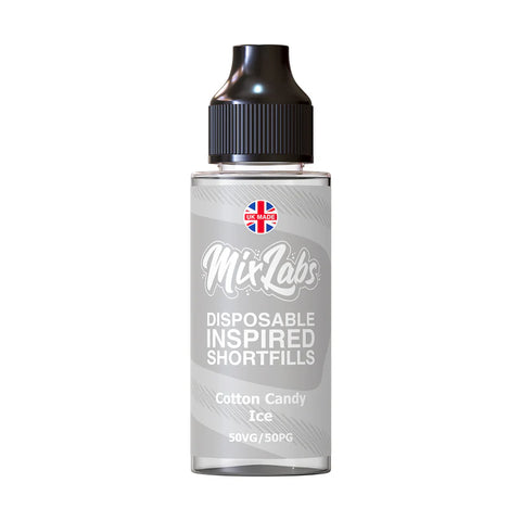 Cotton Candy Ice Shortfill by Mix Labs. - 100ml