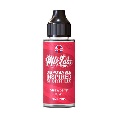 Strawberry Kiwi Shortfill by Mix Labs. - 100ml-Supergood.