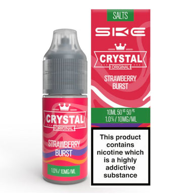 Strawberry Burst Nic Salt by Crystal Salt. - 10ml-Supergood.